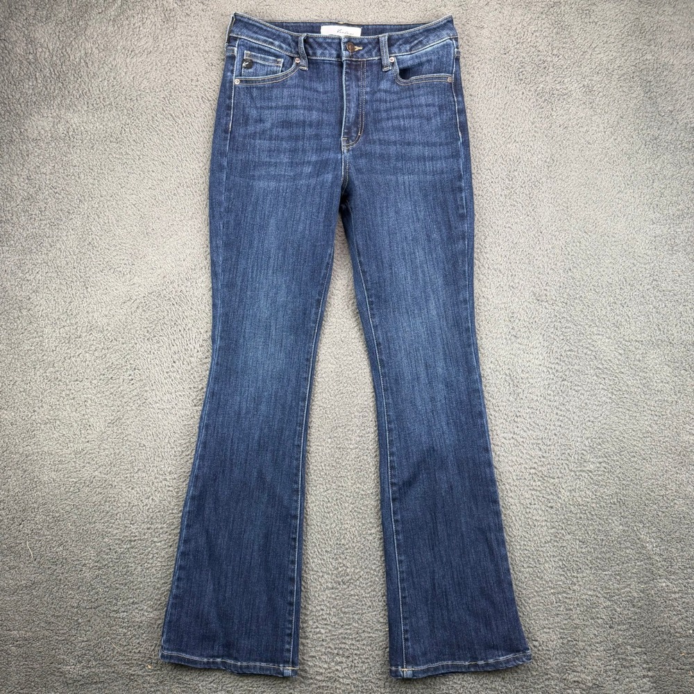 KanCan KC70005D-SF High Rise Flare Bootcut Dark Wash‎ Jeans Womens 8